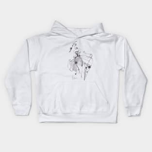 Dancing with umbrella Kids Hoodie